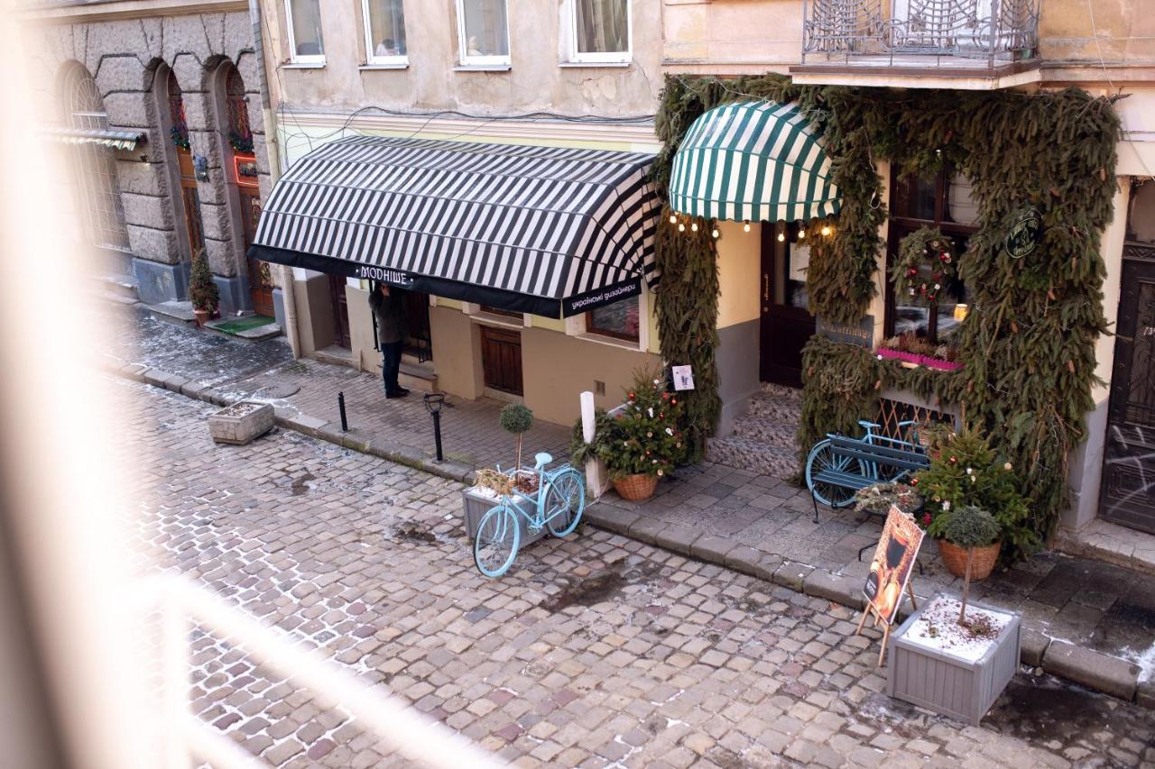 Neue Gasse Lviv Apartments Bagian luar foto